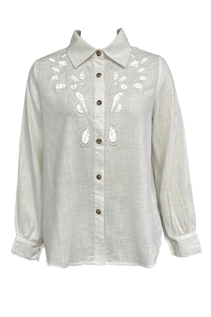 Blusas casuales con cuello vuelto y aberturas (4 colores)