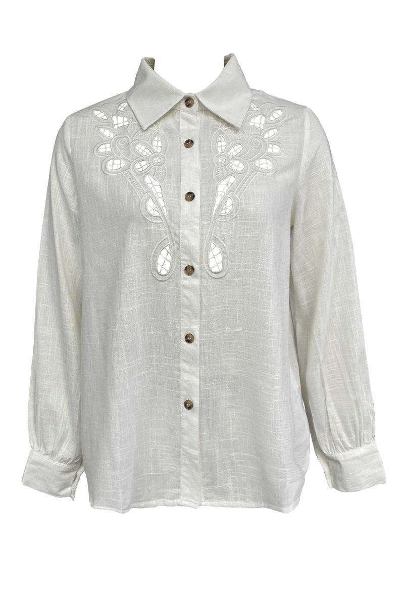 Blusas casuales con cuello vuelto y aberturas (4 colores)
