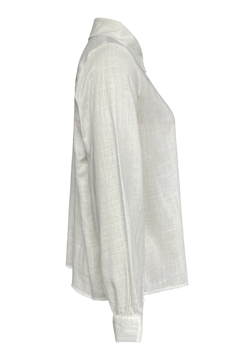 Blusas casuales con cuello vuelto y aberturas (4 colores)