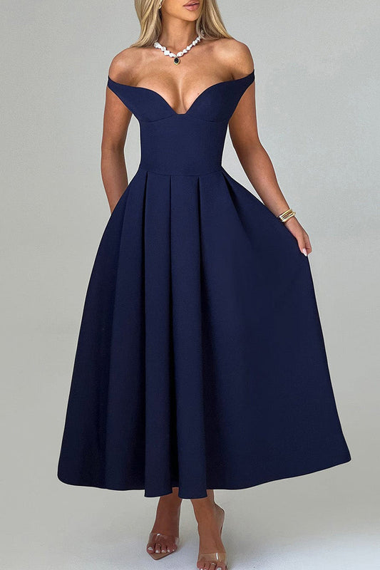 Vestidos de noche sexys con escote en V y espalda descubierta