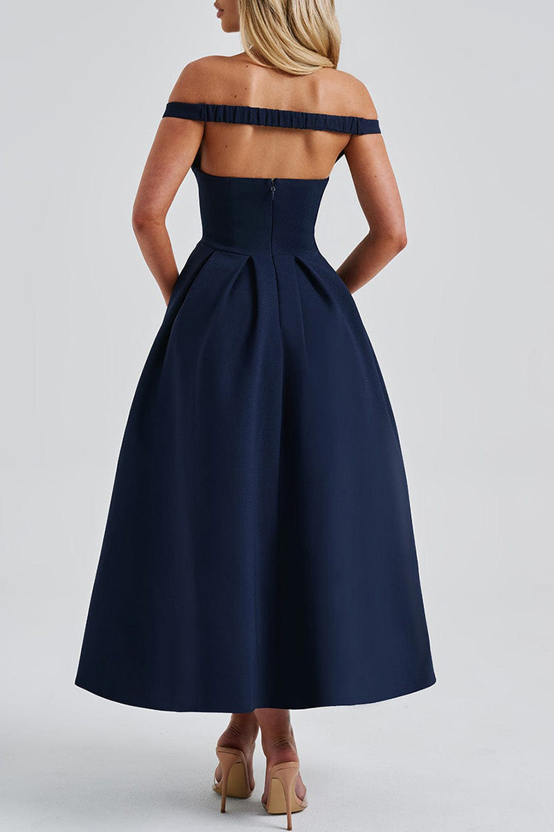 Vestidos de noche sexys con escote en V y espalda descubierta