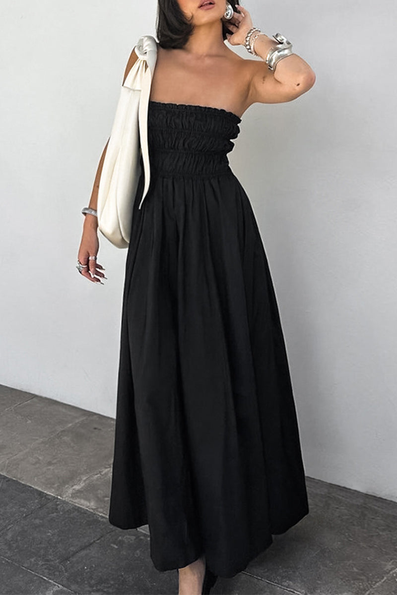 Vestidos sexis sin tirantes con patchwork
