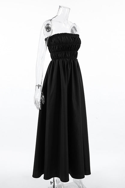 Vestidos sexis sin tirantes con patchwork