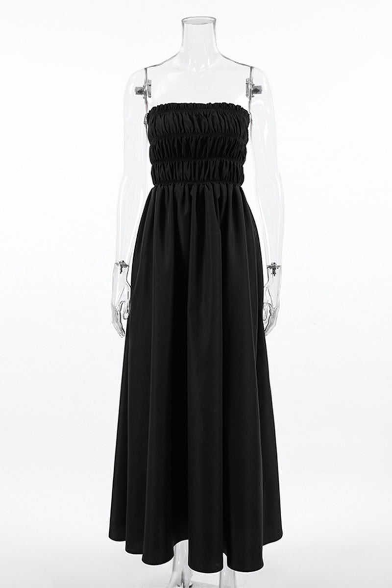 Vestidos sexis sin tirantes con patchwork