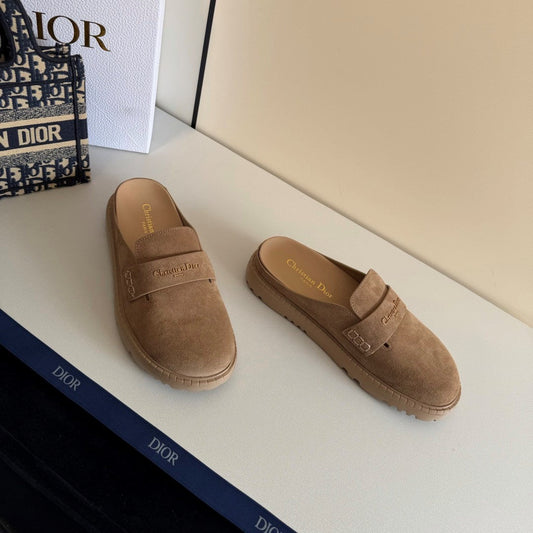 CD Boy Mules Full Brown Suede