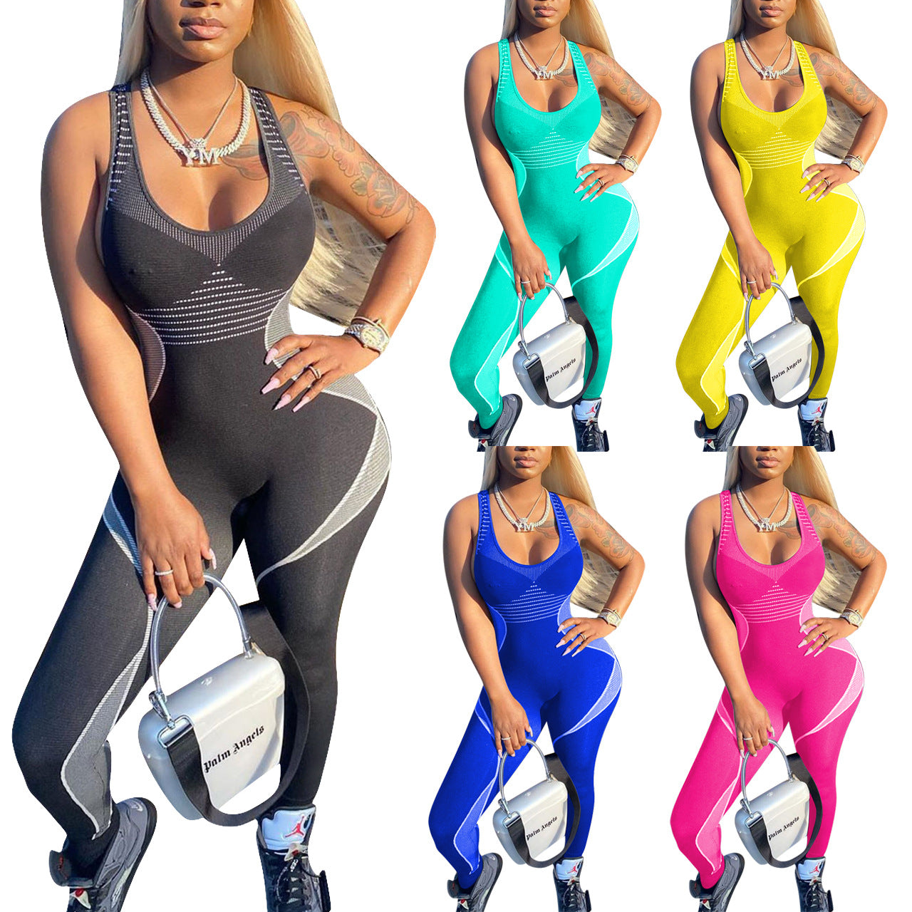 Mono deportivo ajustado para mujer