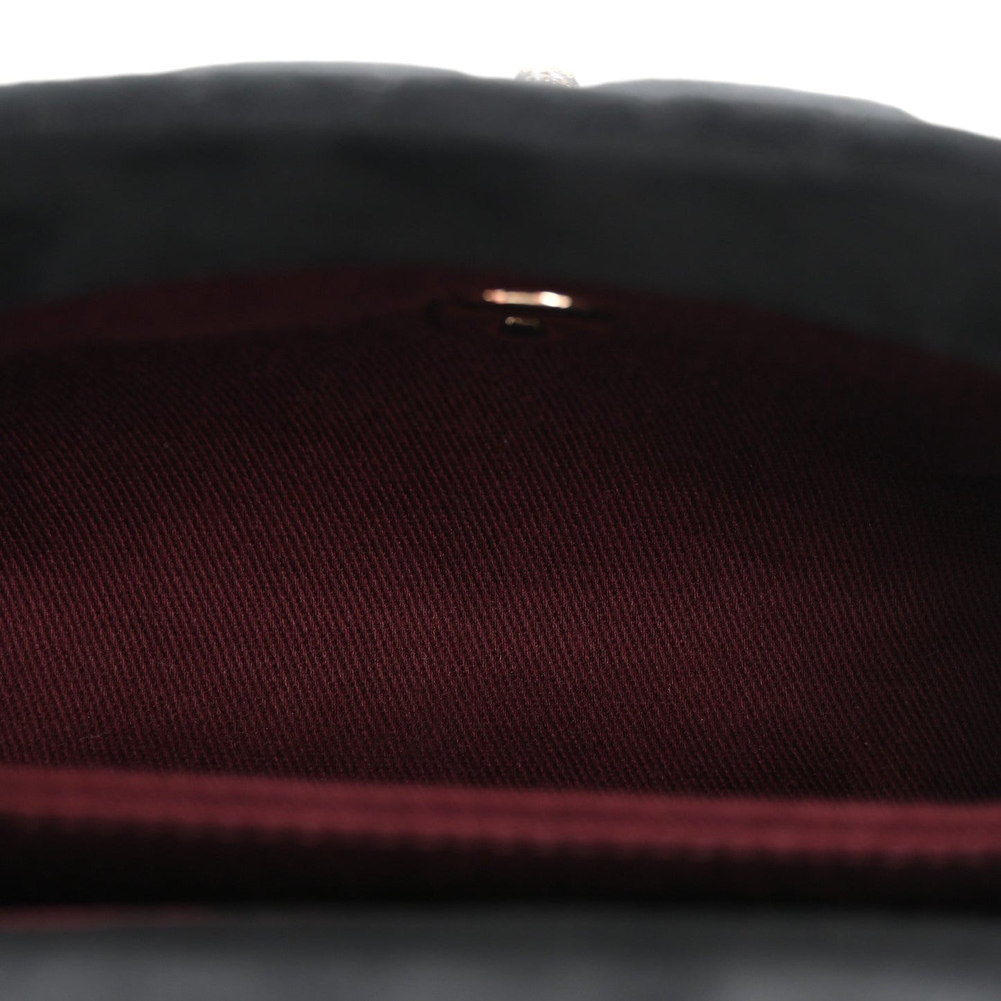 Velvet Crystal Quilted Extra Mini Coco Handle Flap Black