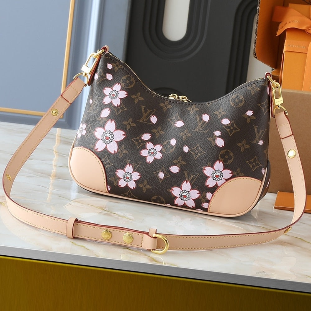 LOUIS VUITTON X TAKASHI MURAKAMI BOULOGNE SAKURA BROWN 27CM M13265