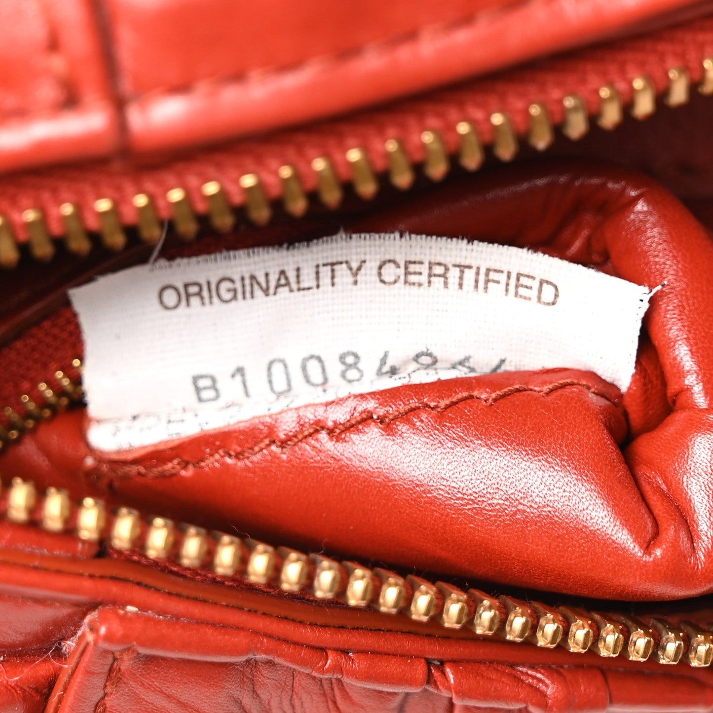 Calfskin Intreccio Plisse Camera Bag Syrup