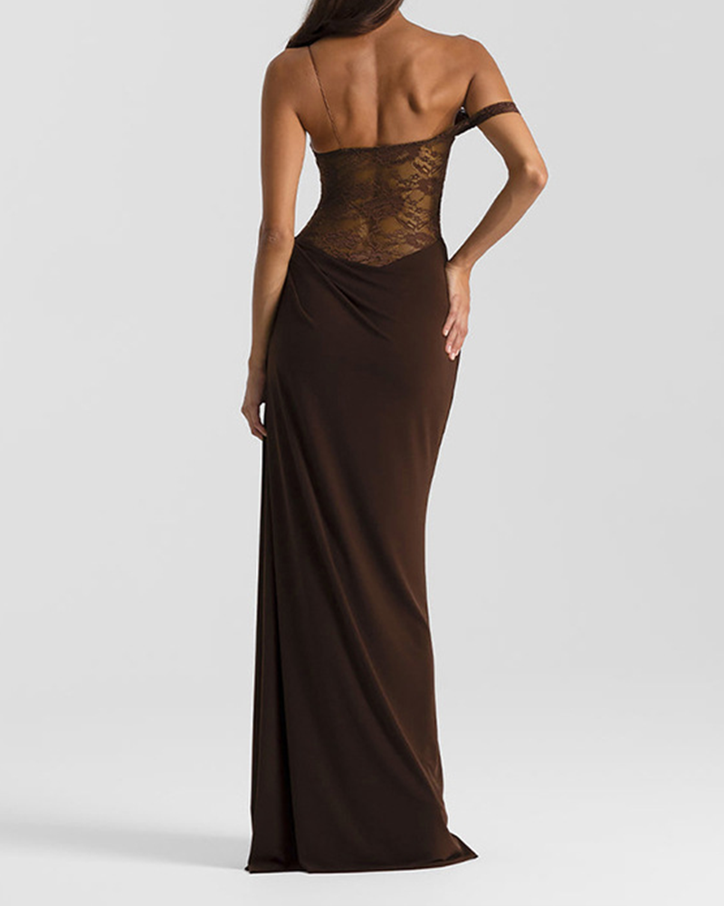 Lace Slim-Fitting Dress