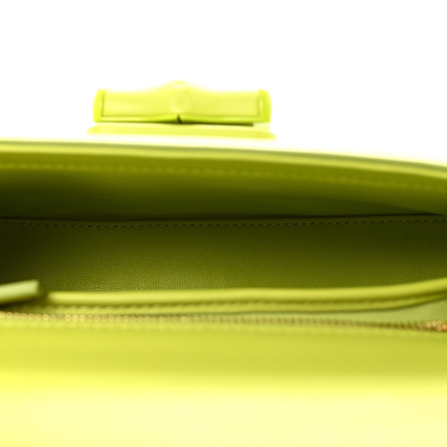 Calfskin Medium Bamboo Diva Green