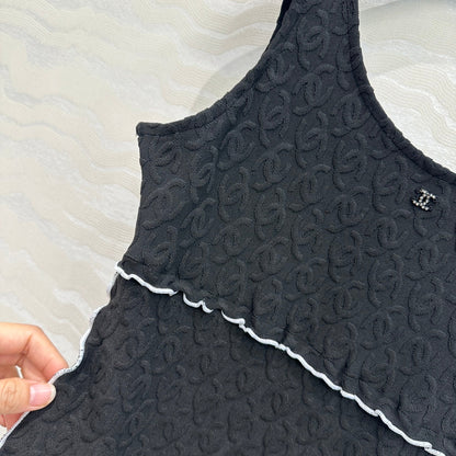 CC One-piece Swimsuit Black Polyamide