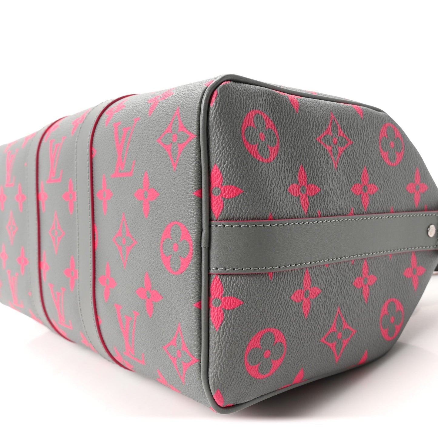 Monogram Glow Up Keepall Bandouliere 35 Grey Pink