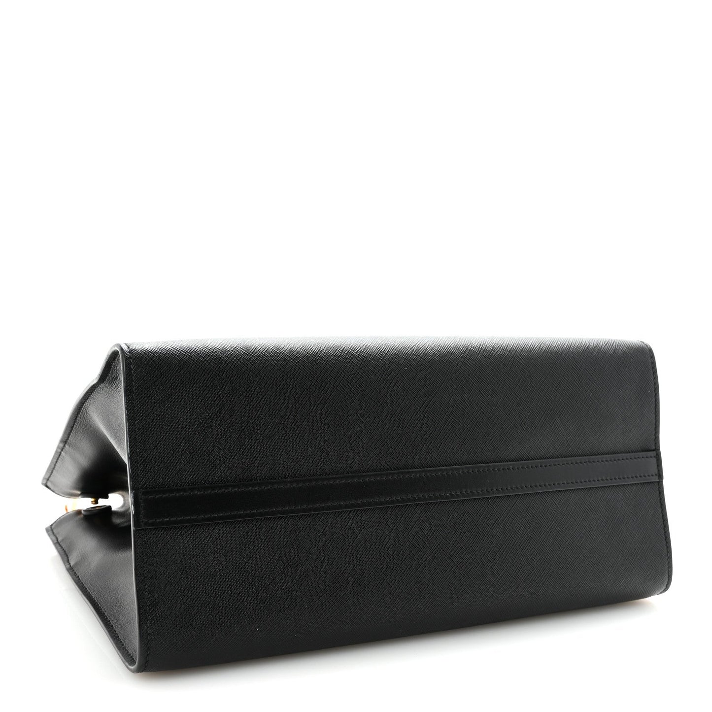Saffiano City Calfskin Paradigme Bag Black