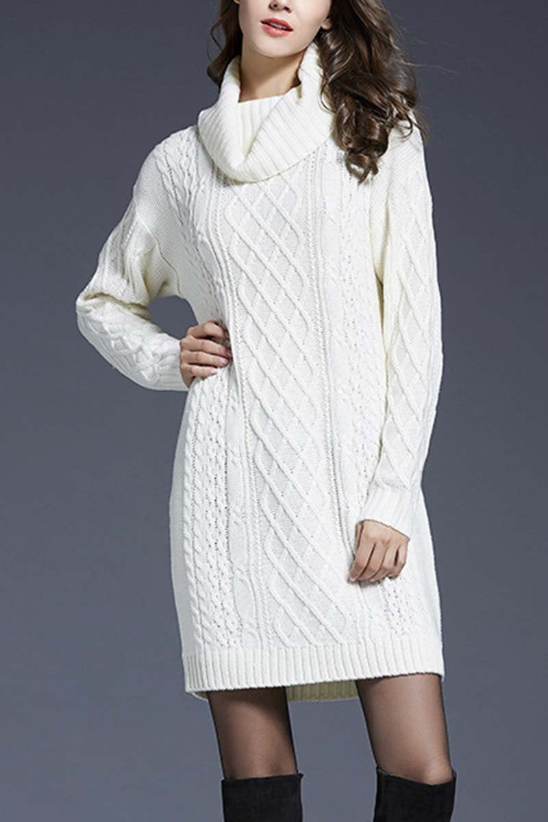 Vestido de punto de invierno (3 colores)
