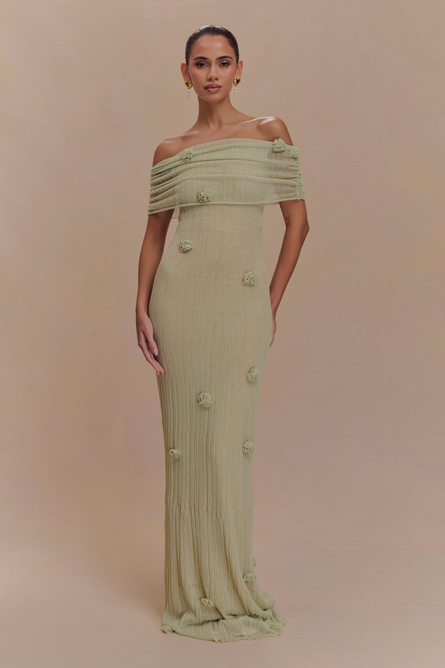 Orchid Knit Maxi Dress