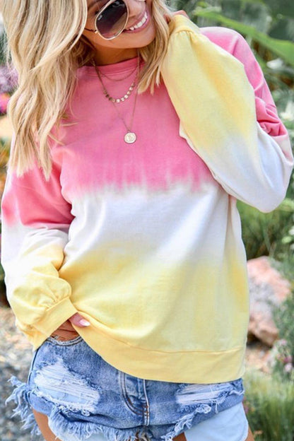 Top de moda con efecto tie-dye (3 colores)