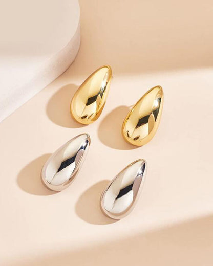 Metal Drop Earrings