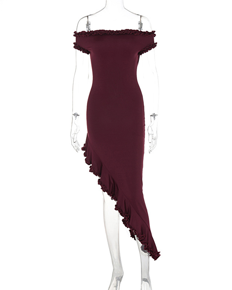 An Irregular Lace Dress