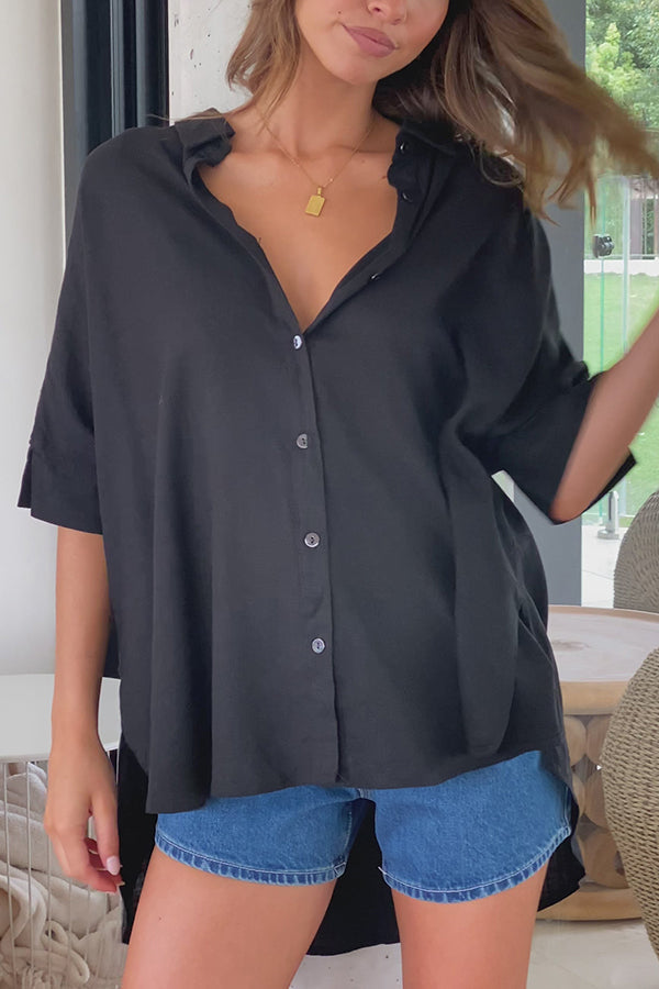 Camisa holgada y relajada