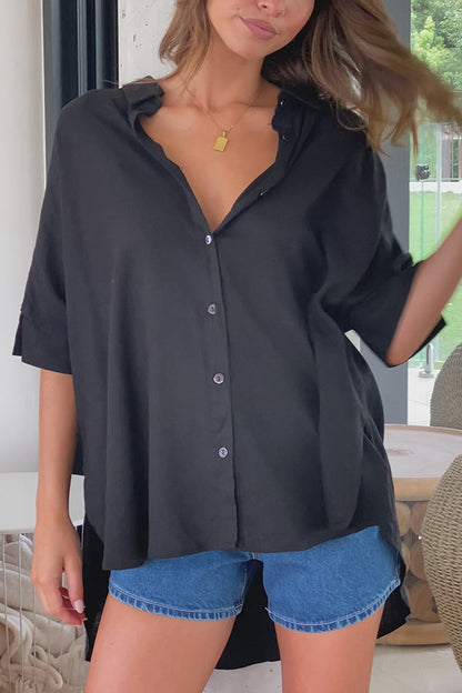 Camisa holgada y relajada