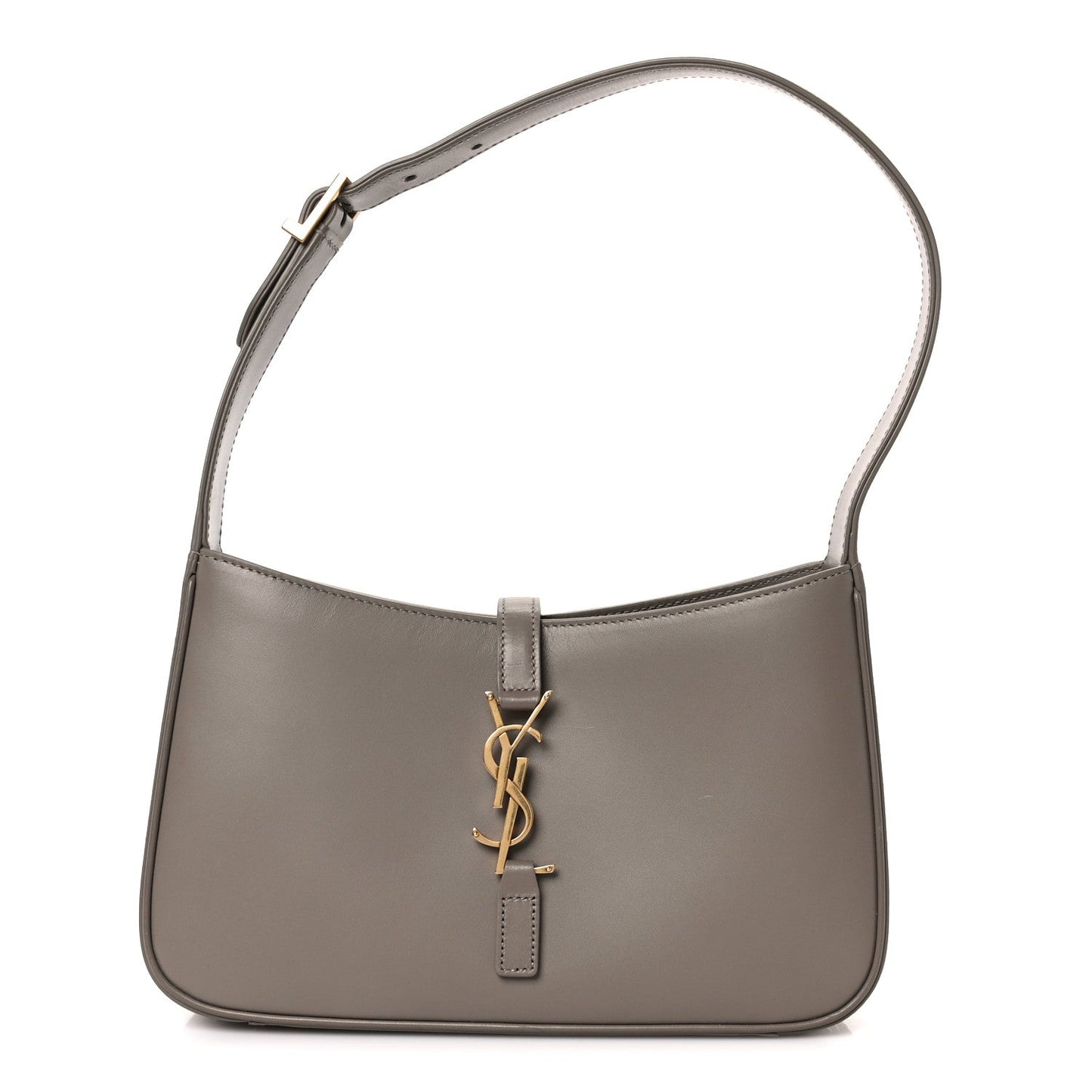 Smooth Calfskin Le 5 A 7 Hobo Greyish Brown