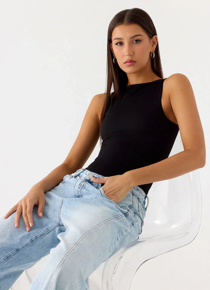 Vincenza Bodysuit - Black