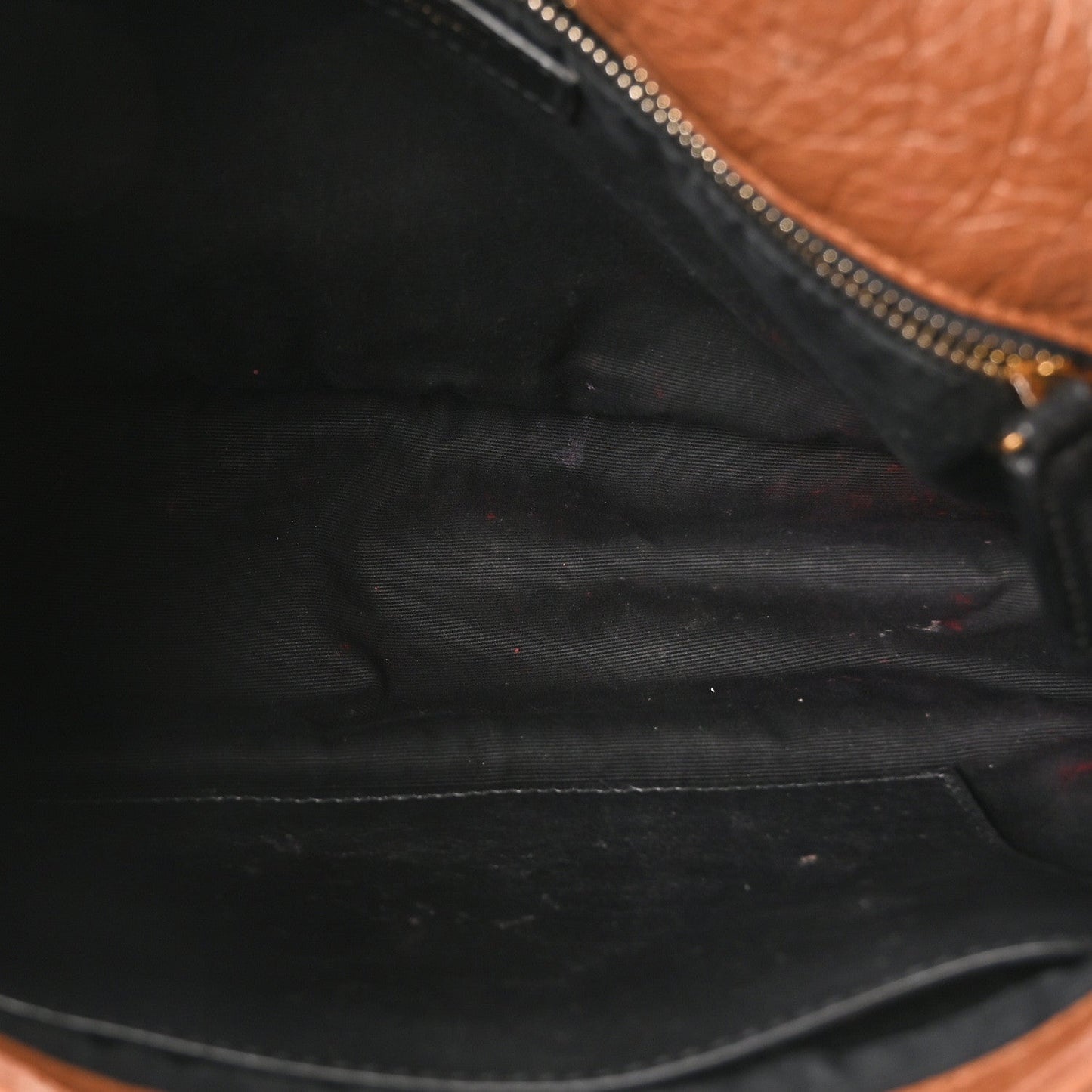 Crinkled Calfskin Matelasse Monogram Medium Niki Chain Satchel Caramel