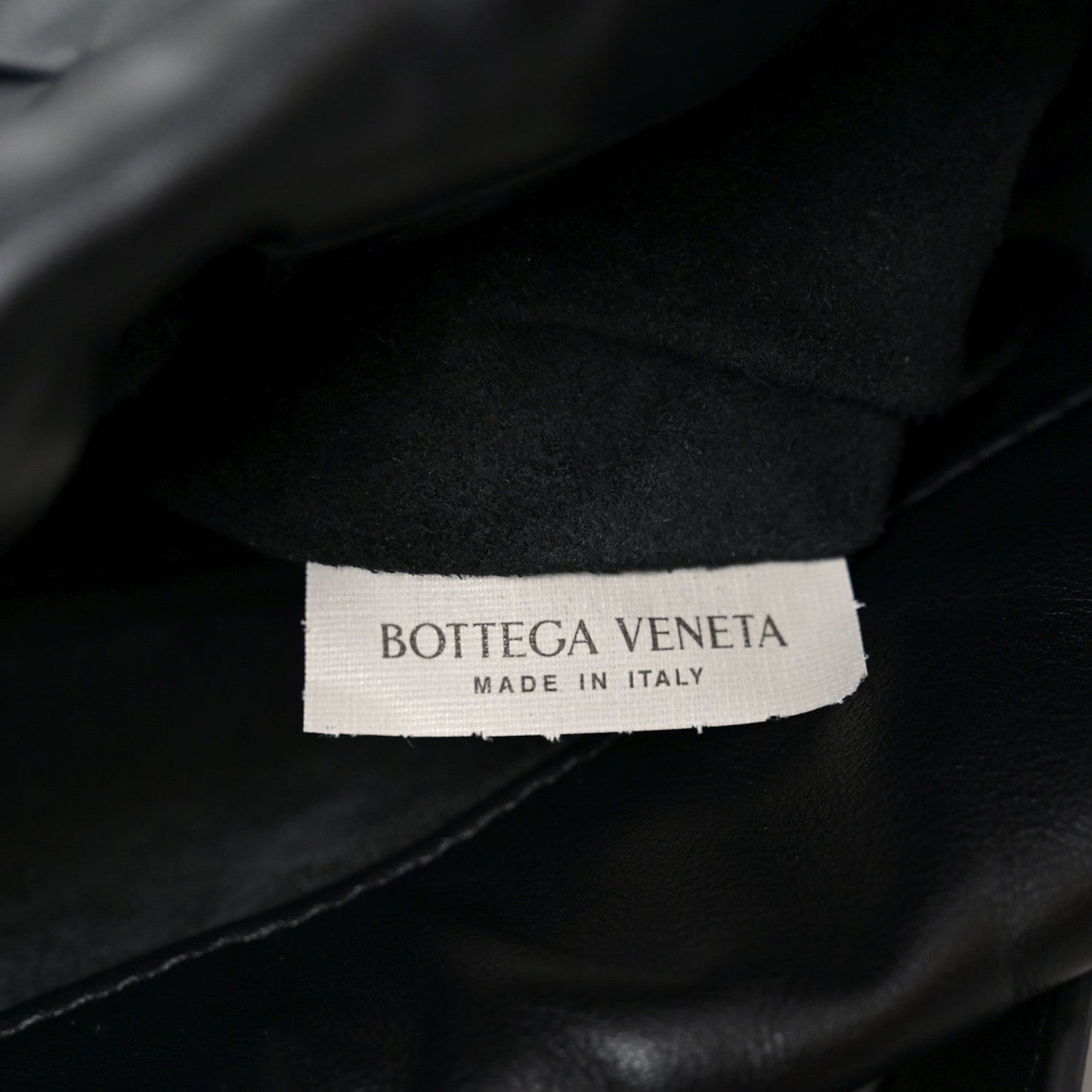Nappa Intrecciato Biblioteca Bucket Bag Black