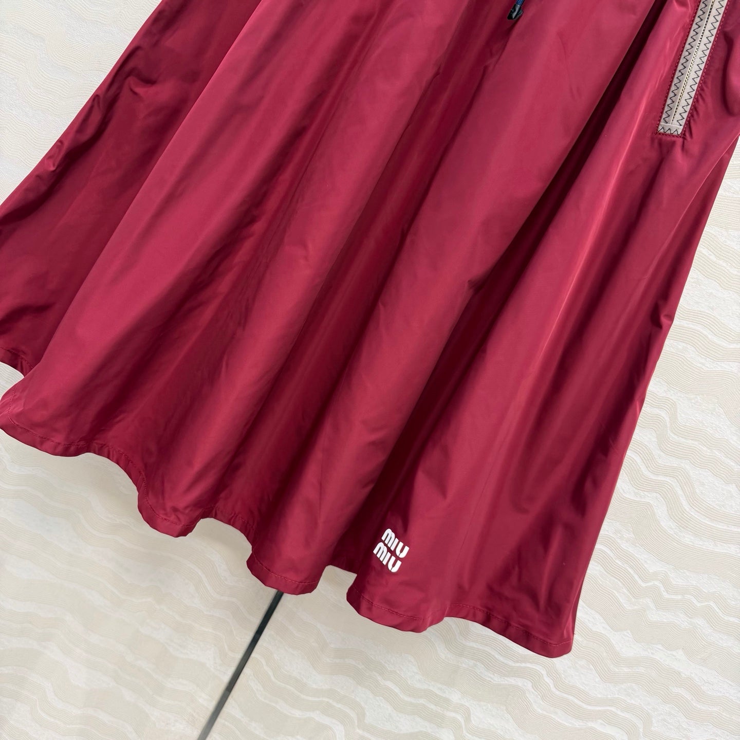 Miu 26s Skirt Red Polyamide 346209
