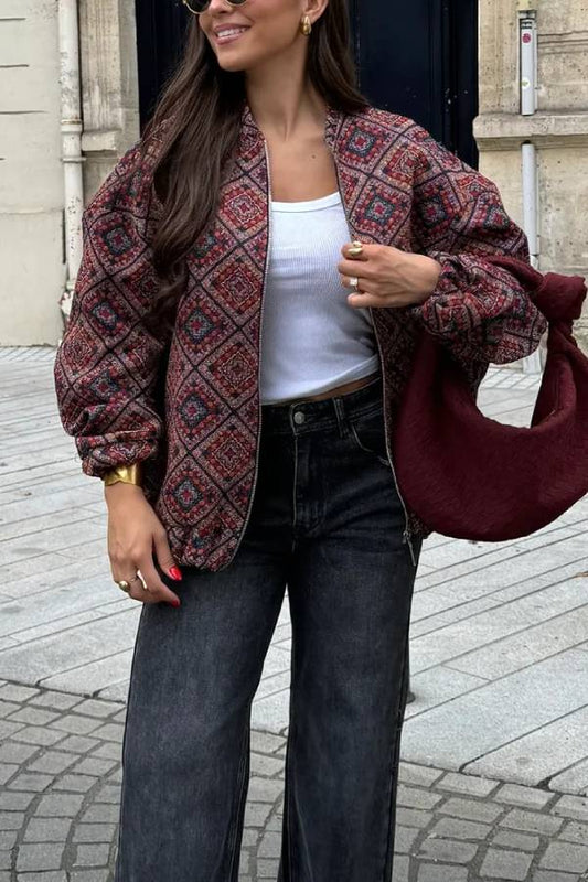 Chaqueta versátil retro de moda