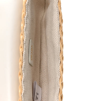 Midollino City Calfskin Mini Bag Naturale White