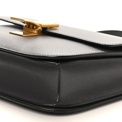Liege Calfskin Medium Classic Box Flap Bag Liquorice