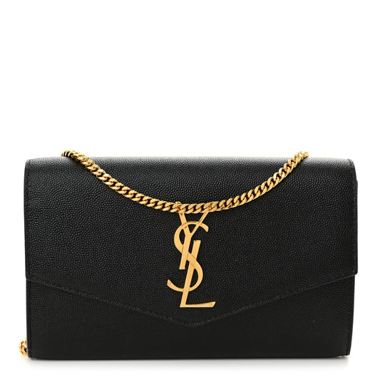 Grain De Poudre Uptown Chain Wallet Black
