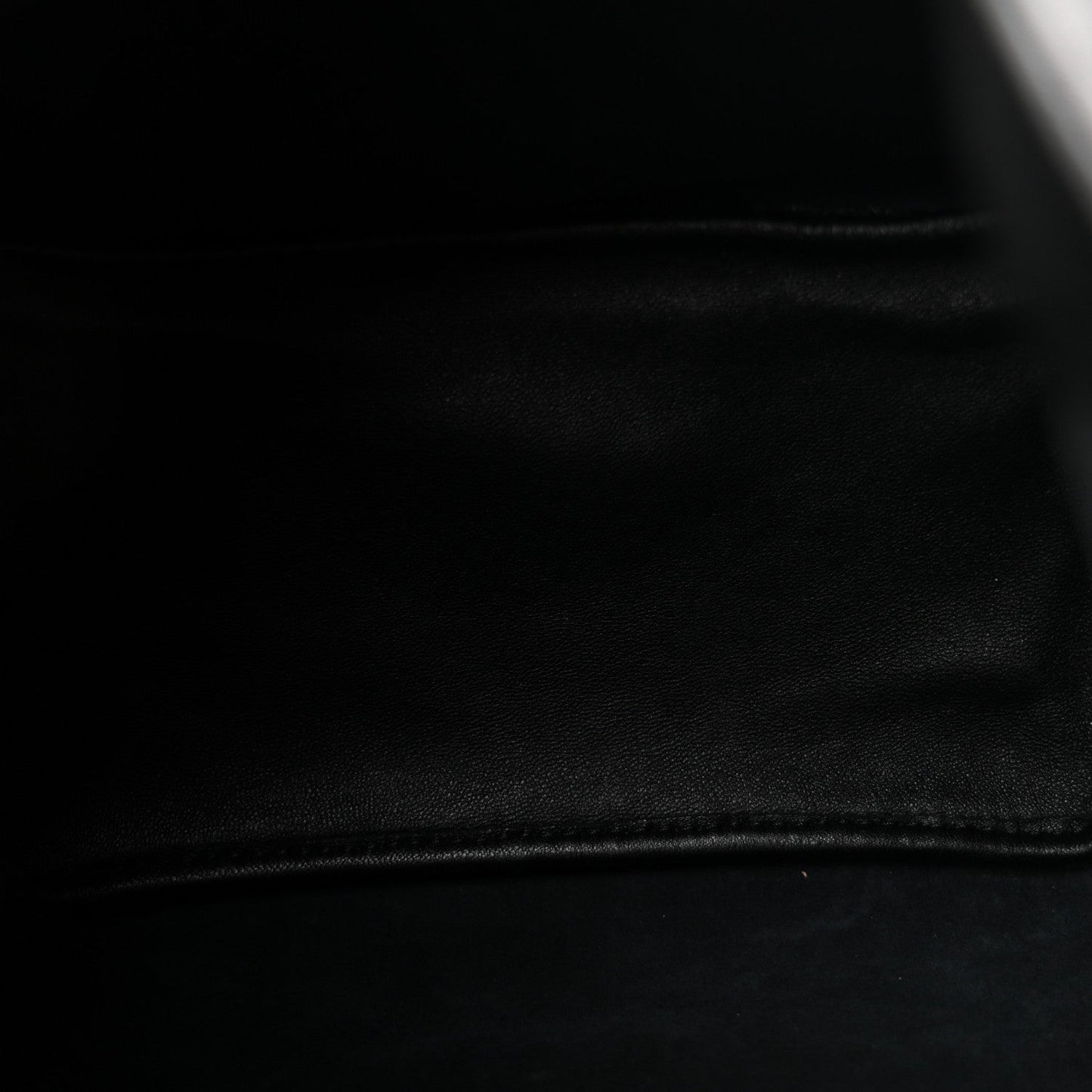 Buttery Nappa Lambskin Small Squeeze Bag Black