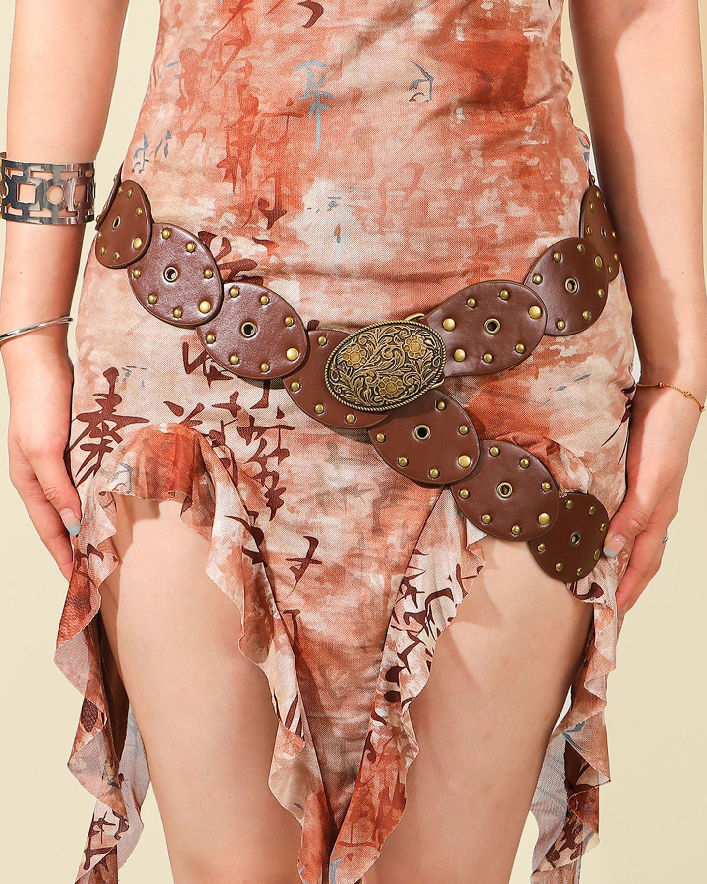 Y2K Hip Hop Pu Belt