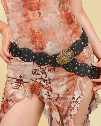Y2K Hip Hop Pu Belt