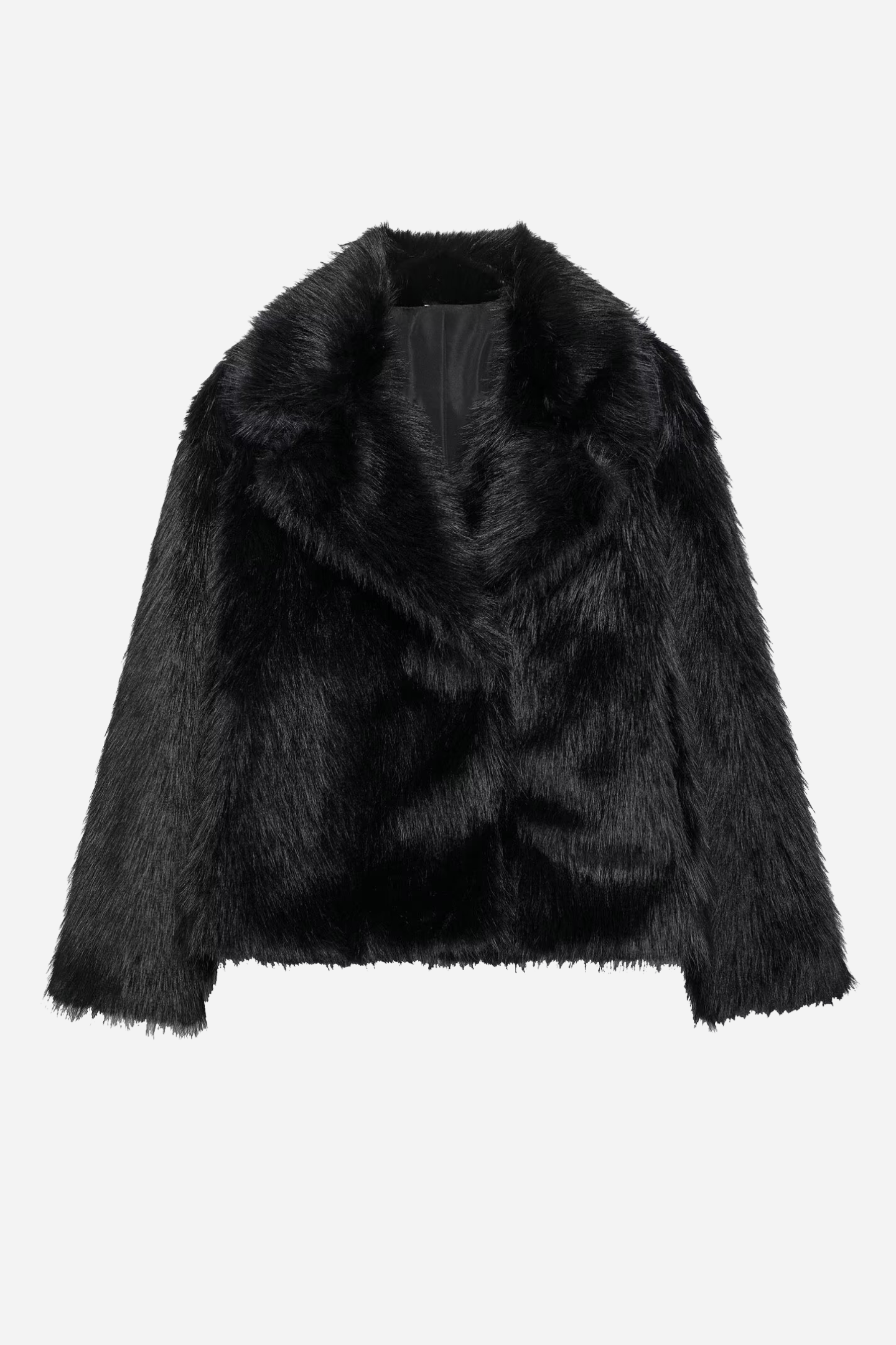 Chaqueta de piel sintética con solapa Candice 
