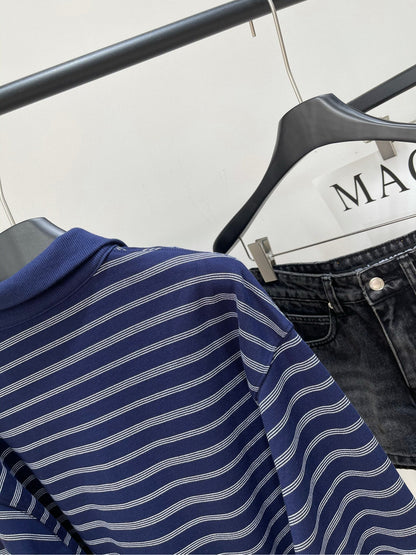 Miu Miu 25 Polo Shirt Knitted Cotton Terry 296555