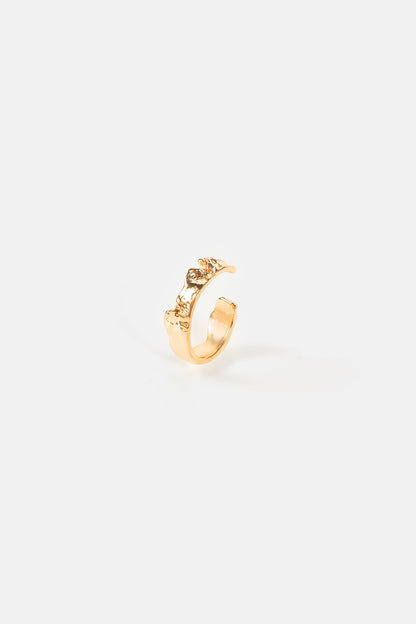 Faux Diamond Metal Ring Set