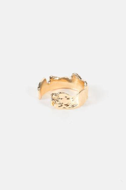 Faux Diamond Metal Ring Set
