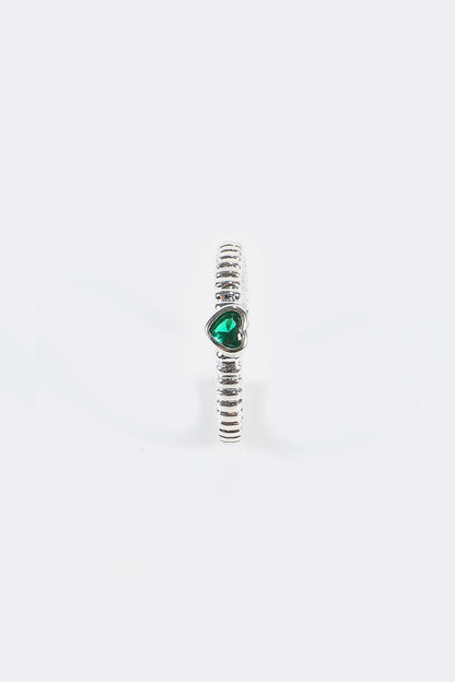 Anillo de aceite con forma de corazón 
