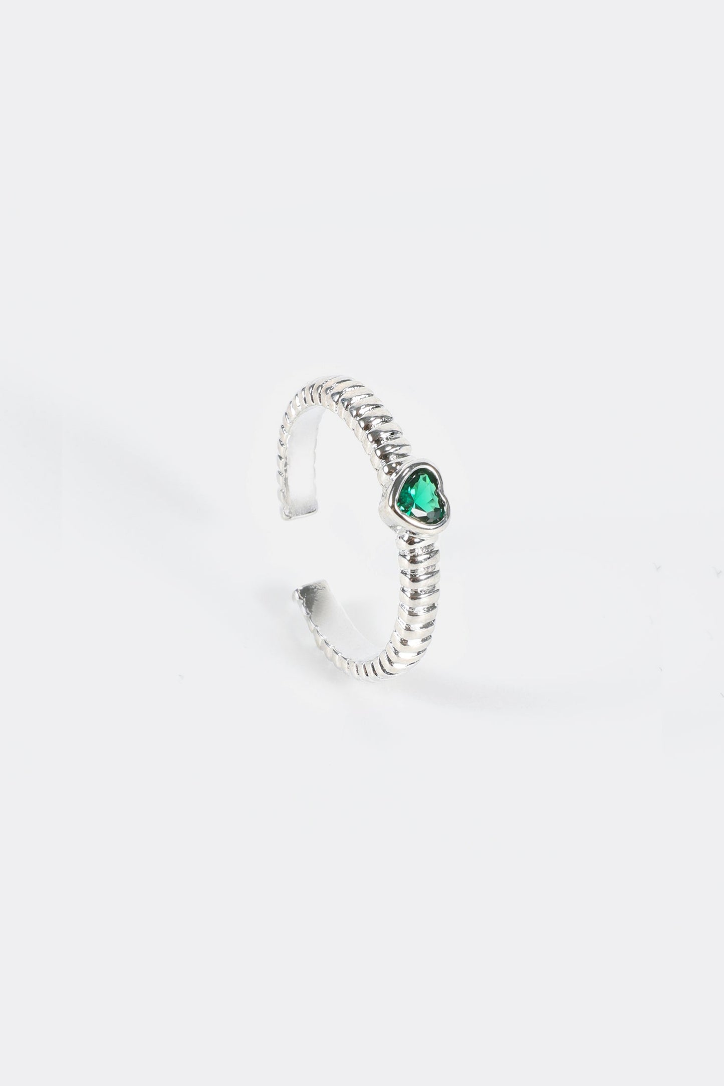 Anillo de aceite con forma de corazón 