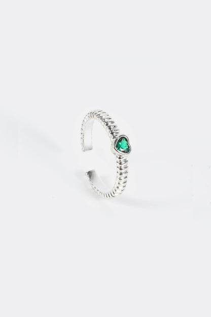 Anillo de aceite con forma de corazón 
