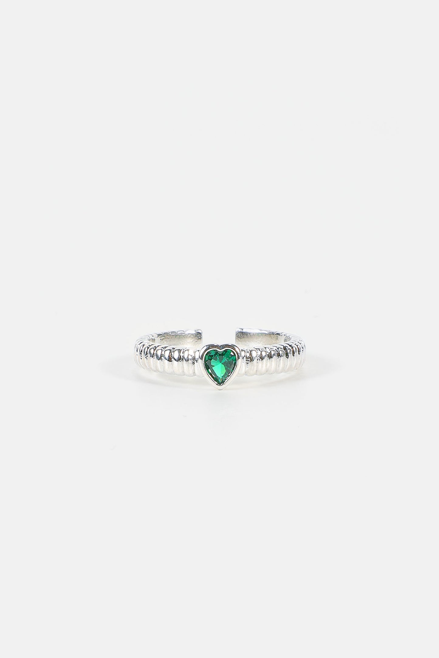 Anillo de aceite con forma de corazón 