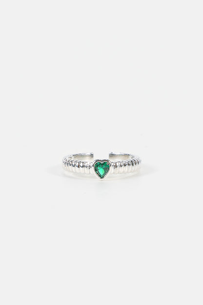 Anillo de aceite con forma de corazón 