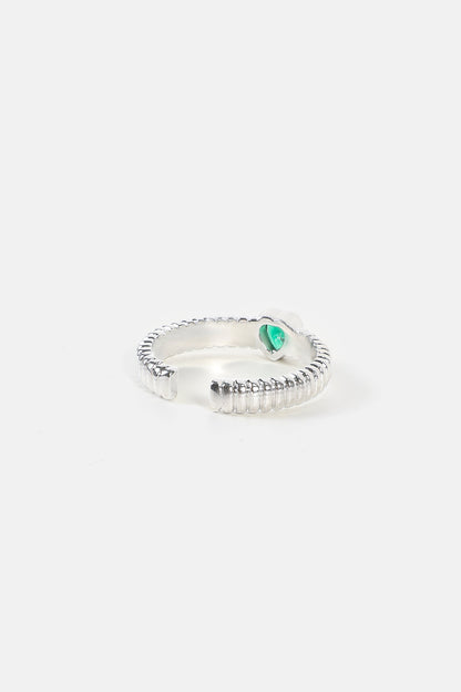 Anillo de aceite con forma de corazón 