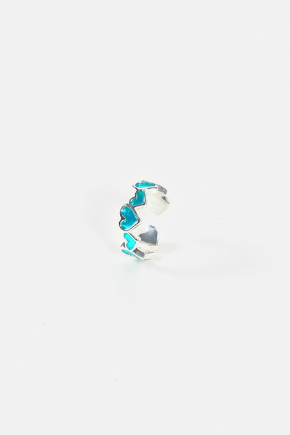 Anillo de aceite con forma de corazón 