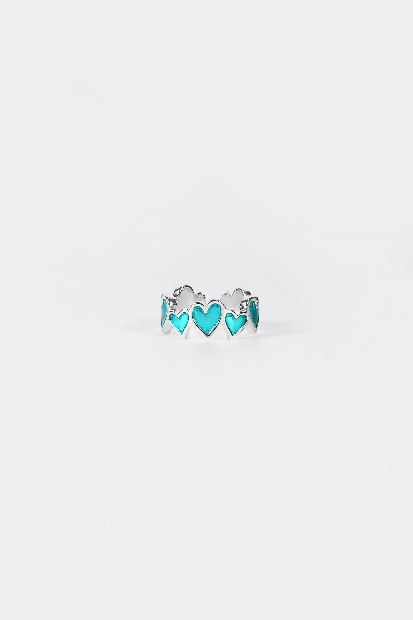 Anillo de aceite con forma de corazón 