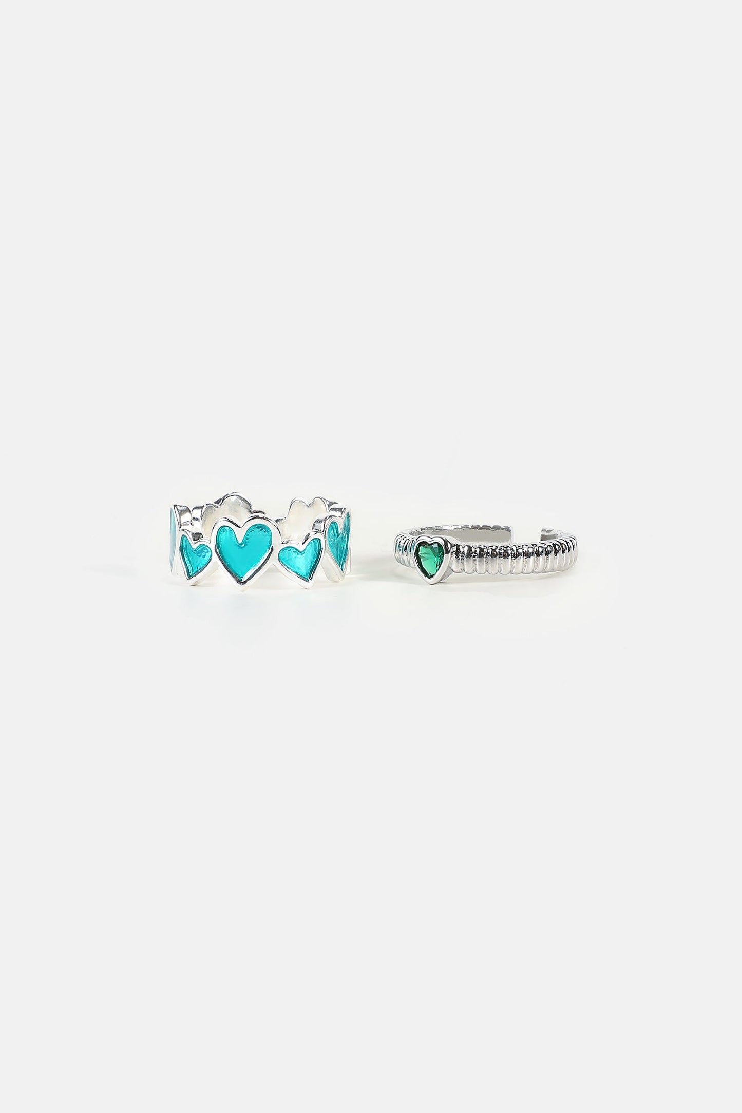Anillo de aceite con forma de corazón 